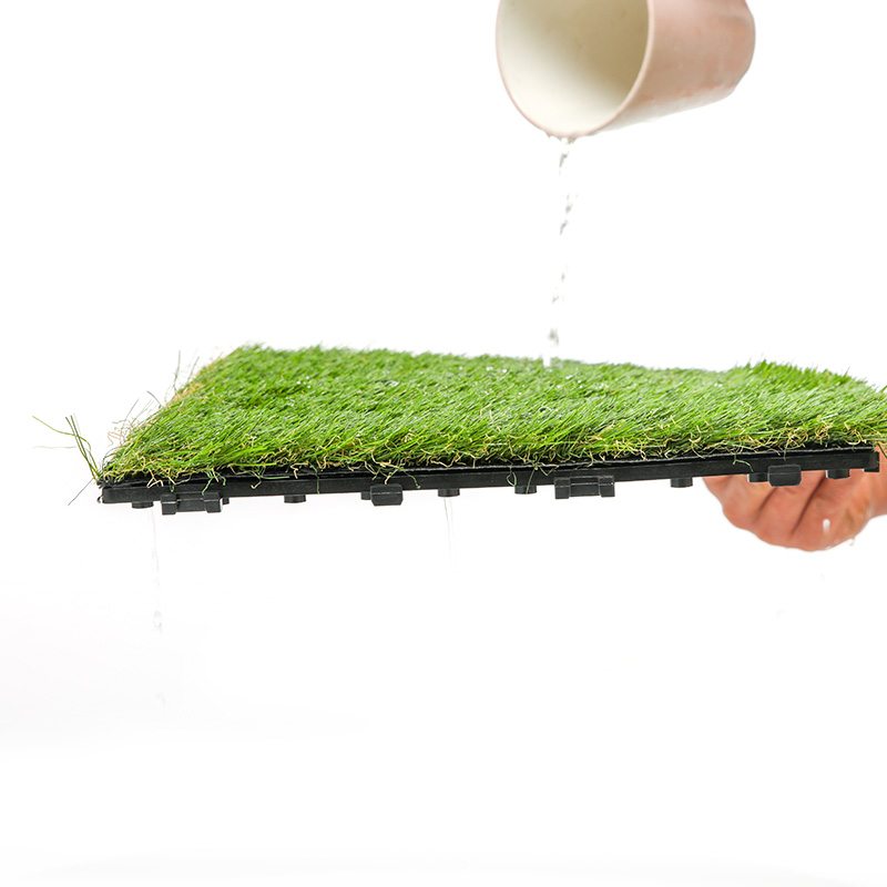 옥외 PE 물자 정원 인공적인 잔디 갑판 도와
